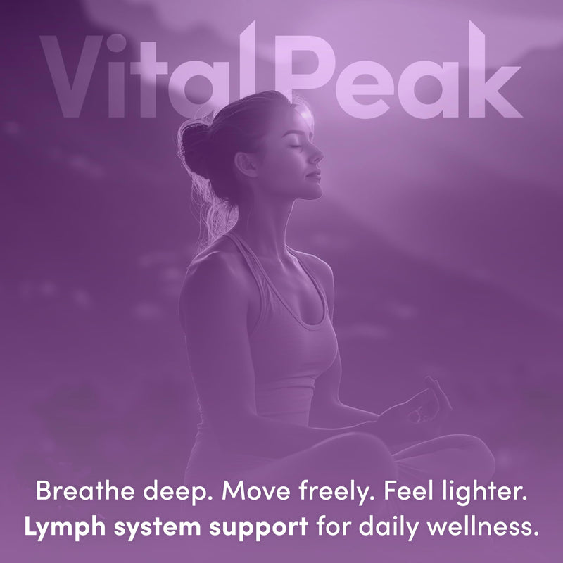 [Australia] - Lymph Peak - Lymphatic Drainage Supplements - Lymph System Support - with Burdock Root, Echinacea Extract, Bromelain, Dandelion Extract & More - Vegan, Non GMO, Gluten Free - 60 Capsules 
