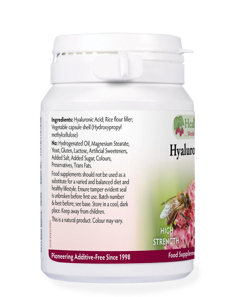 Hyaluronic Acid High Strength 275mg x 50 Caps (hyaluronan) - 100% Additive Free