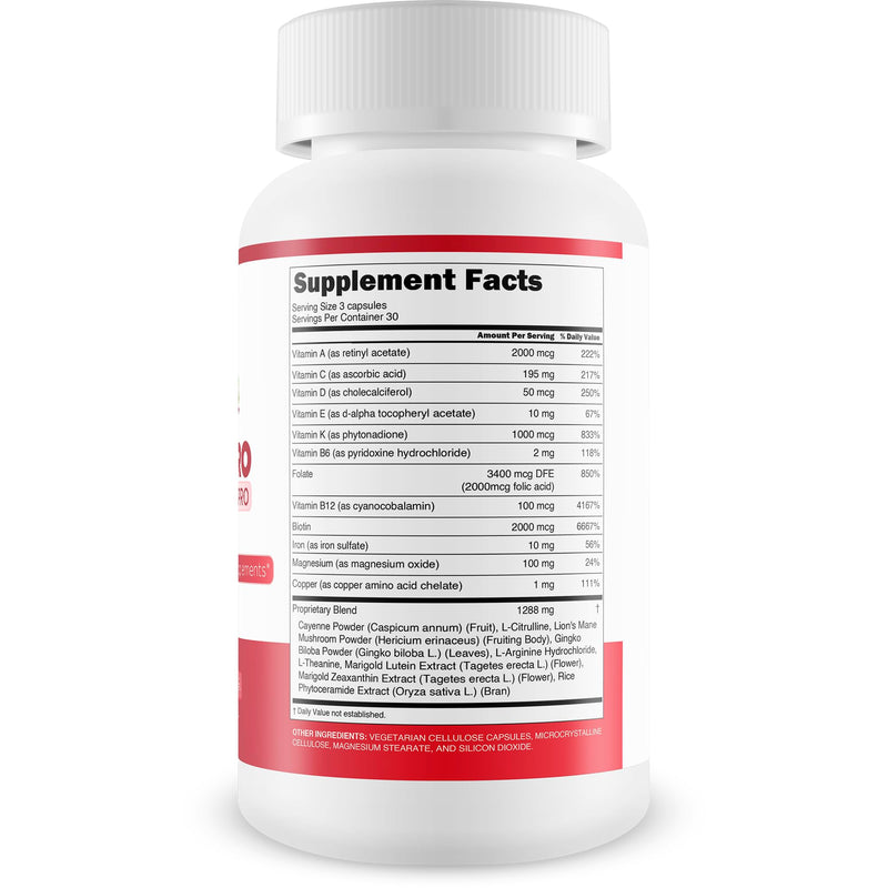 Blood Flow Boostoro Pro - Improved Formula - Our Best Blood Flow Pills for Men & Best Circulation Supplement for Men Blood Flow - Better Blood Flow Vitamins for Men Circulation Vasodilator Supplements