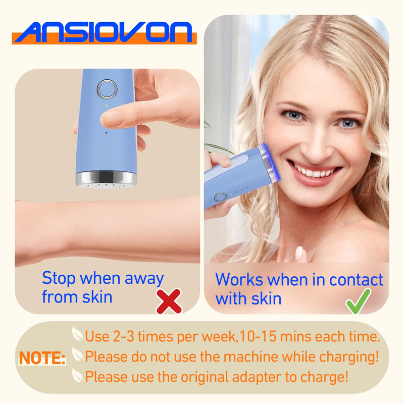 [Australia] - Blue Light Therapy Device for Acne Spot Treatment - LED Acne Blue Light Therapy Wand for Face 