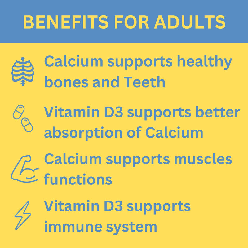 Greenfield Nutritions Halal Calcium Tablets with Vitamin D3 - Halal Calcium 600mg with Vitamin D3 400IU - 90 Halal Vitamins Calcium Tablets for Women and Men, Supports Bone Teeth and Immune Health