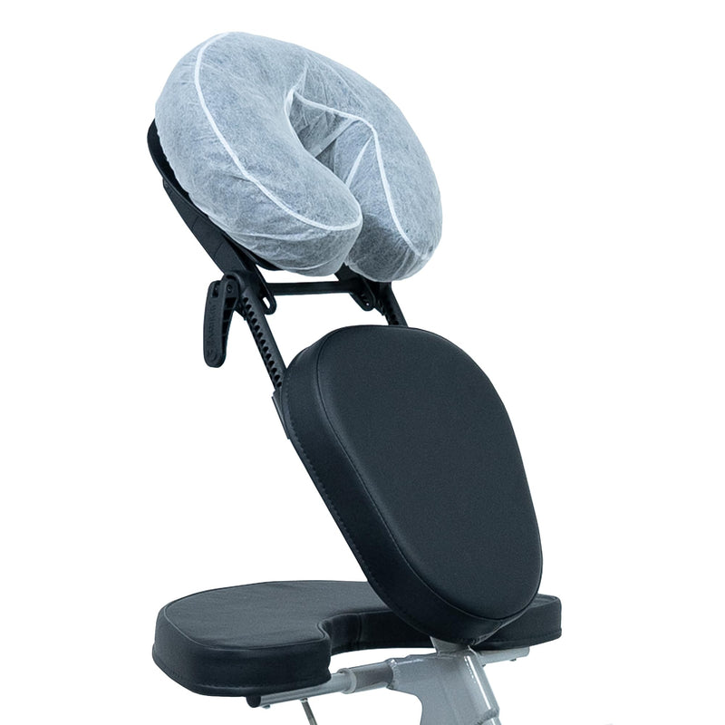 [Australia] - EarthLite Fitted Disposable Face Cradle Covers – Medical-Grade, Soft, Non-Sticking Massage Headrest Covers for Massage Tables & Massage Chairs (50 Count) 50 Count 