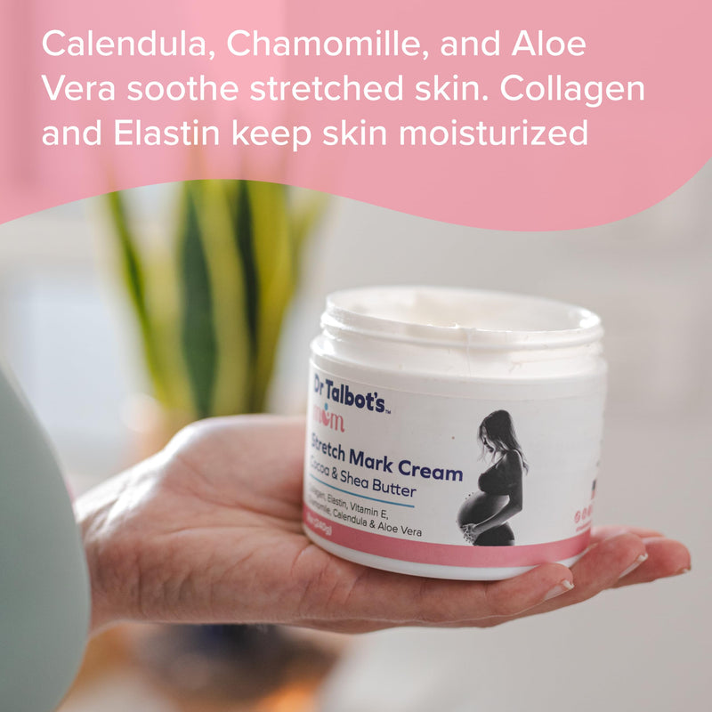 [Australia] - Dr. Talbot's Mom Stretch Mark Cream - Made With Cocoa and Shea Butter - Postpartum Care for Moms - 8 oz 