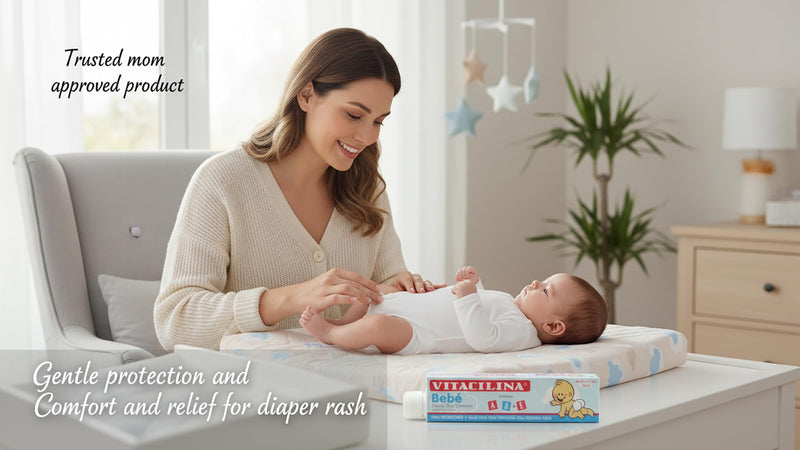 Vitacilina Bebe, Diaper Rash Ointment, Skin Protectant with Vitamins and Wetting oils, Protects Baby's Skin, 2-Pack of 1.76 Oz, 2 Boxes | Skin Protectant, Protects Baby's Skin