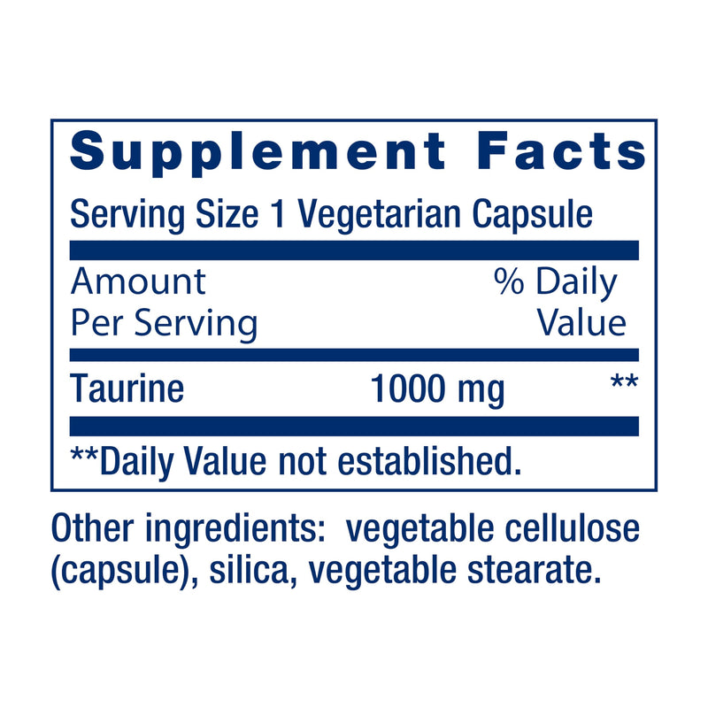 Life Extension Bio-Quercetin 30 Capsules & Taurine 1000mg 90 Capsules Bundle