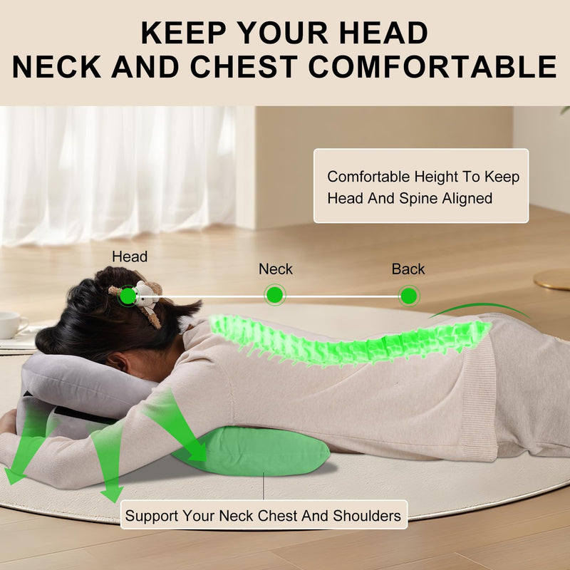 [Australia] - Face Down Pillow After Eye Surgery, Face Down for Bed Stomach Sleeping/Prone Pillow, Retinal Vitrectomy Recovery Equipment 