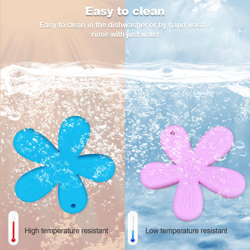 [Australia] - 3 Pcs Flower Silicone Chewing Necklace Suitable for Sensory Children, for Boys and Girls with Autism, ADHD, Anxiety or SPD Chewing Fidgeting for Boys Girls Adults Chewer 