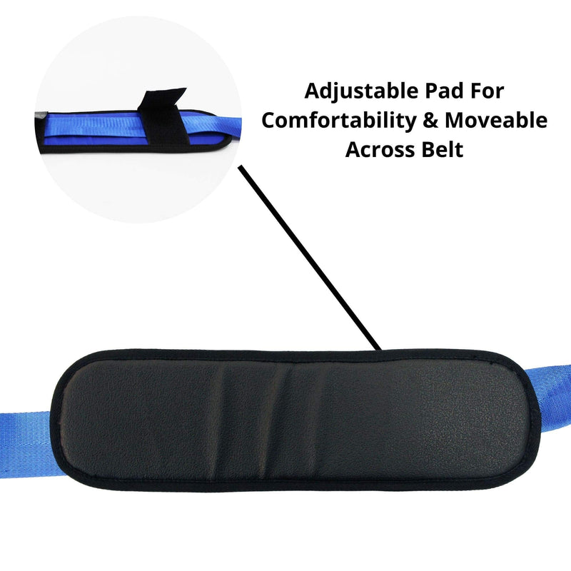 [Australia] - Extremity Mobilization Belt, Strap, Band Intended for Physical Therapy, Rehab, Stretching, Manual Traction, and Mobility with Pad 