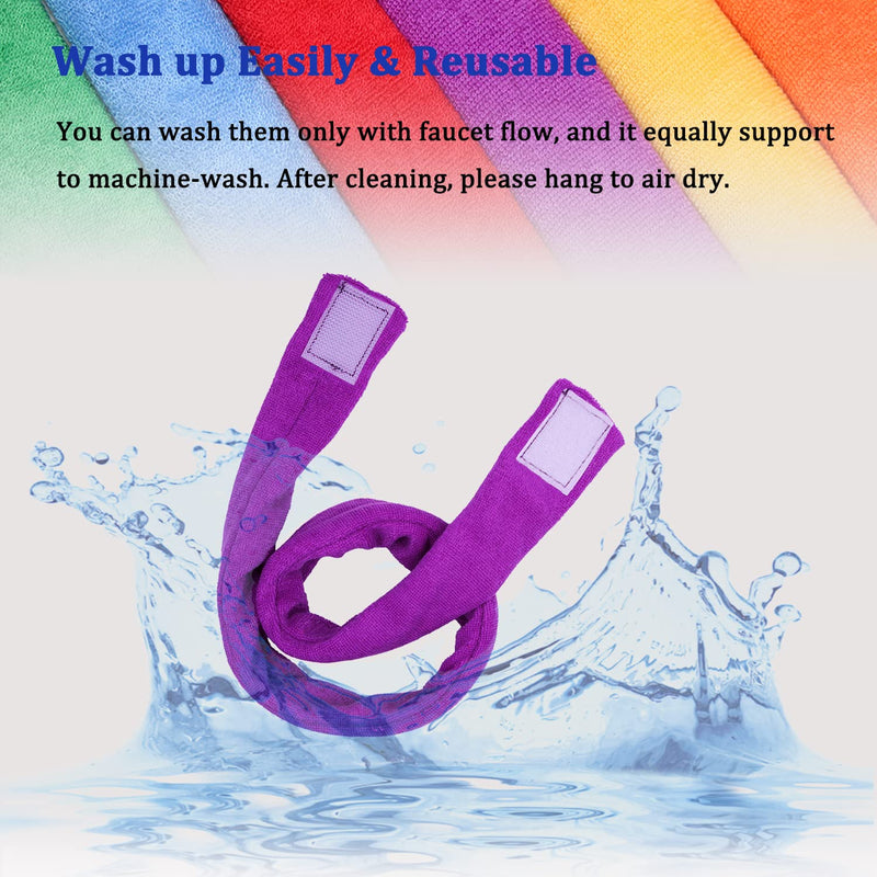 [Australia] - Chew Necklaces for Sensory Kids, Cloth Fabric Necklace Oral Toys for Boys Girls Alternative to Chewing, Terry Absorbent Chewy Toy Autism for ADHD SPD Fidgeting 6 Pack 