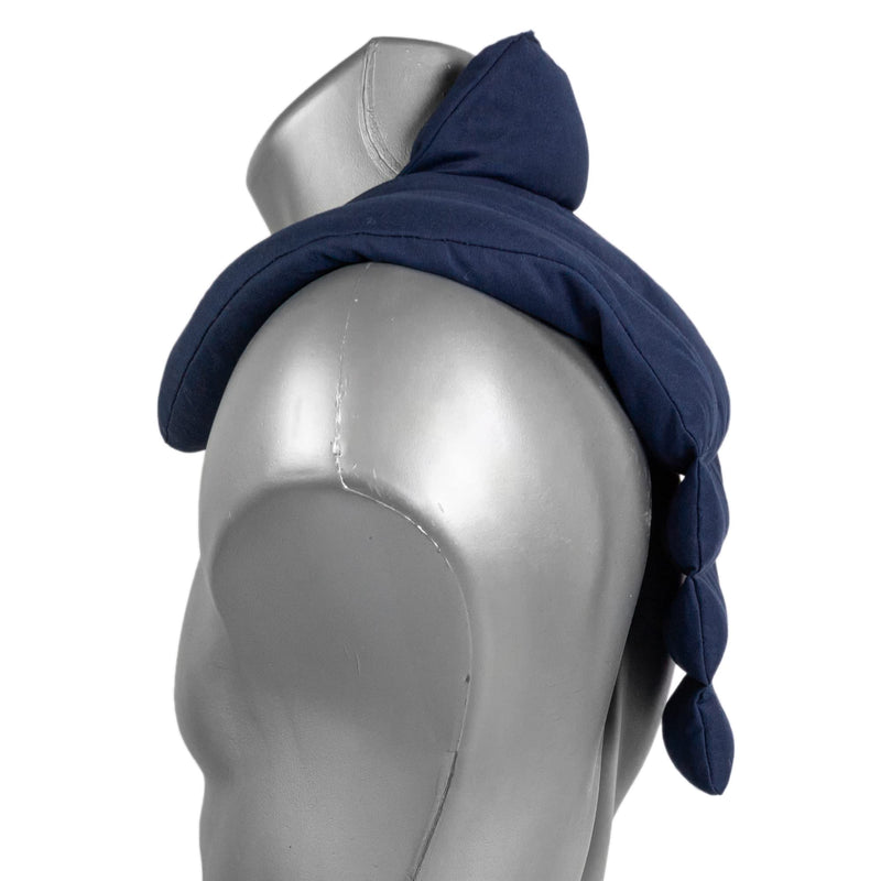 [Australia] - Cervical neck pillow - neck + shoulders + back - dark blue - linseed pillow - neck pillow heat pillow - easy to use cold and as a heat neck pillow linseed 