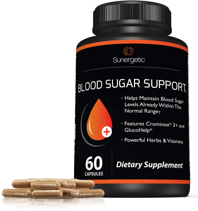 [Australia] - Premium Blood Sugar Support Supplement–Supports Healthy Blood Sugar Levels Already Within Normal Range – Includes Bitter Melon Extract, Vanadium, Chromium, Cinnamon, & Alpha Lipoic Acid-60 Capsules 