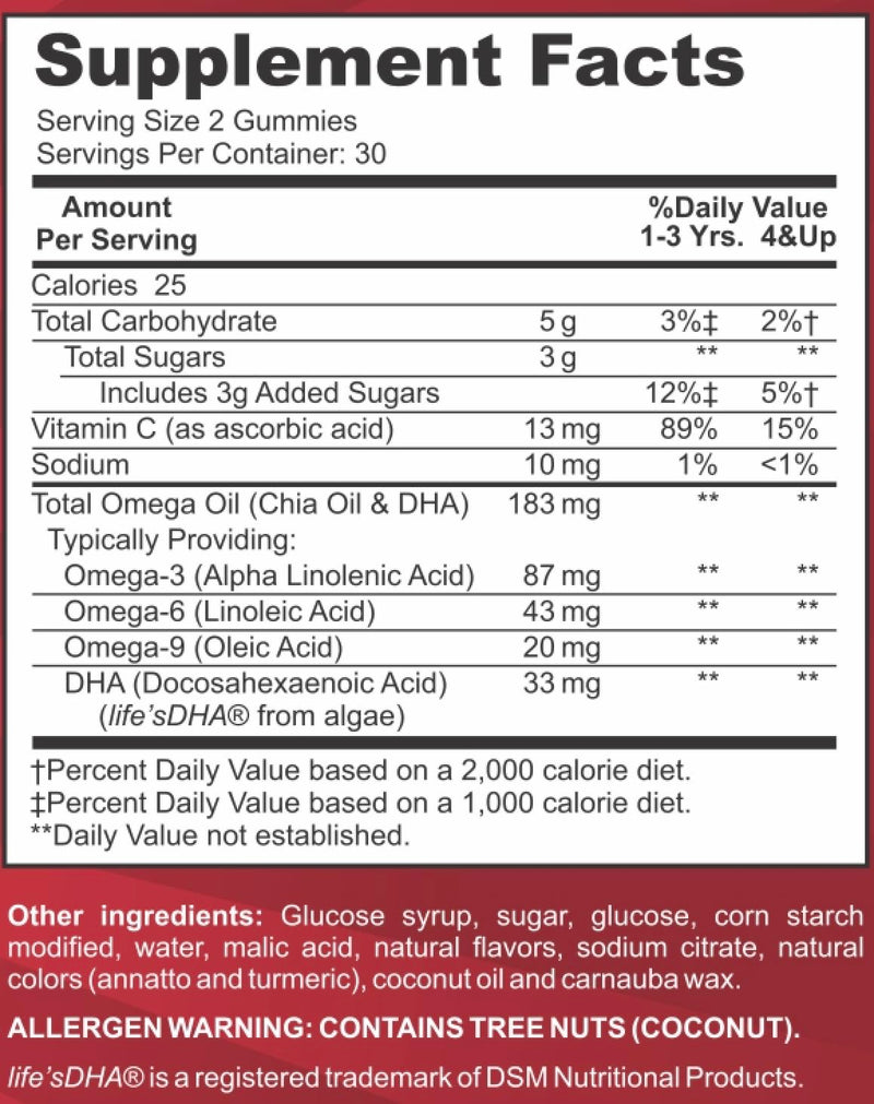 [Australia] - Feel Great Vitamin Co. Complete DHA Gummies for Kids | with Omega 3 6 9 + DHA, Vitamin C | Supports Healthy Brain Function, Vision & Heart Health | Gluten Free, Vegetarian | 60 Gummies Kids DHA + Omega 60 
