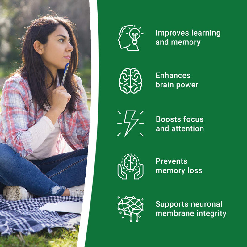 [Australia] - CDP Choline Powder, 50g, CDP Choline Supplements That Support Attention, Focus, and Energy, Citicoline Powder for Cognitive Function, Increases Motivation and Productivity, 200 Servings 200 Servings (Pack of 1) 