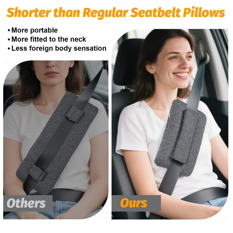 [Australia] - Upgrade Neck Pad Strap Cushion Pillow for Arm Sling Comfort Shoulder Support Pad,Pacemaker Pillow Chemo Port Pillows for Mastectomy,Open Heart Surgery Recovery Gifts Post Surgery (Dark Gray) Dark Gray 