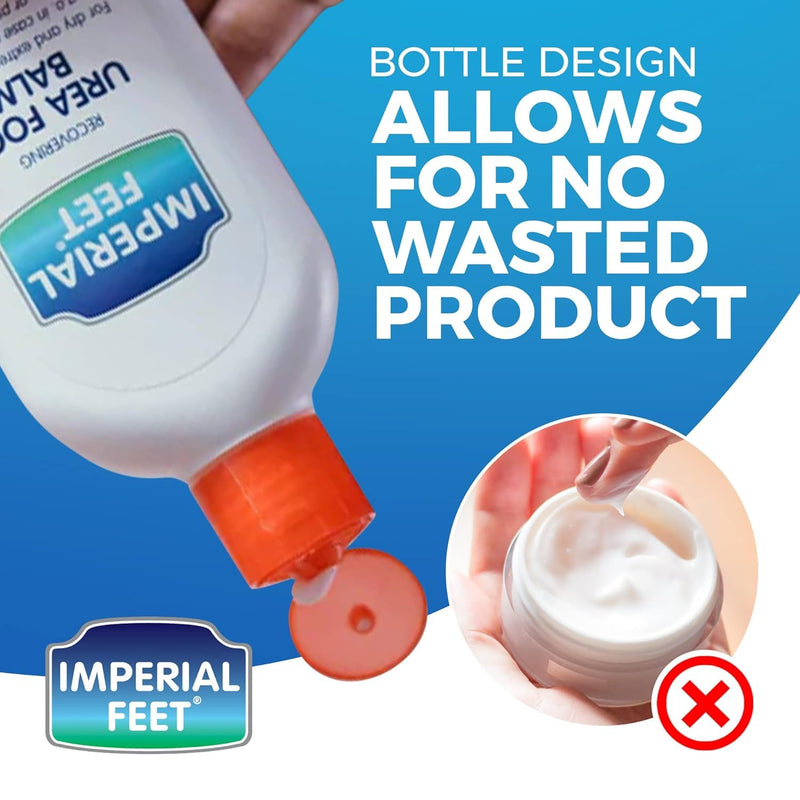 [Australia] - Imperial Feet Urea Foot Balm - Natural Urea Cream for Foot Care, Cracked Heel Repair, Rough Skin, Dryness, Calluses - Cleansing, Exfoliant - Wild Herb Extract - 5.07oz 