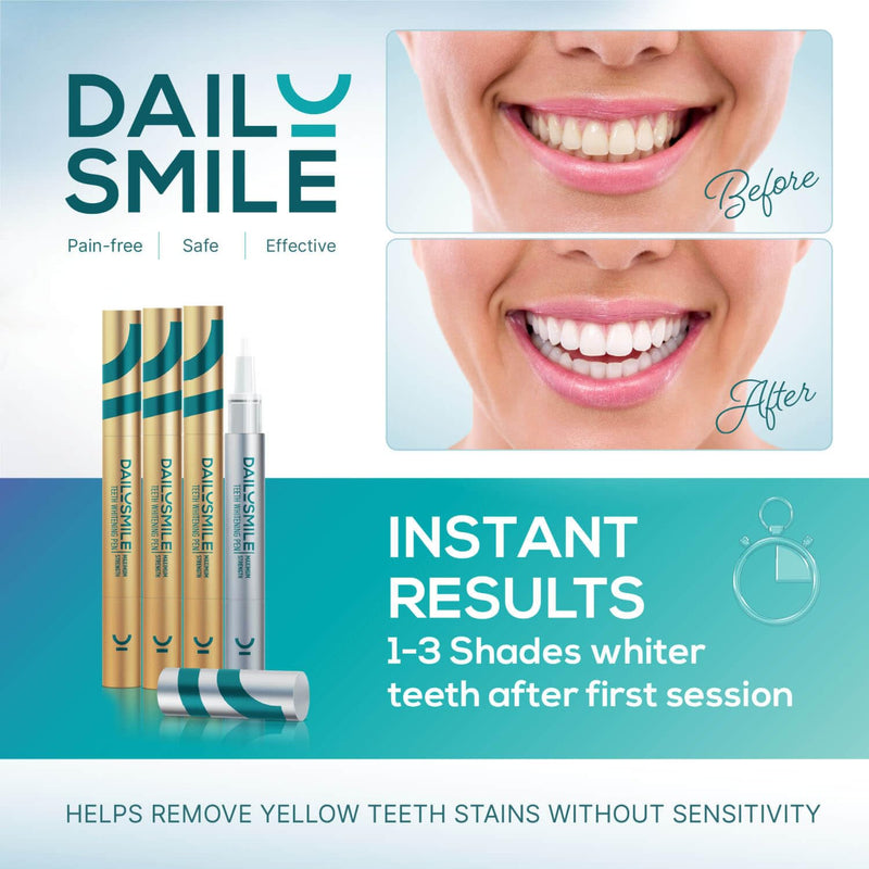 [Australia] - Teeth Whitening Kit with LED - Formulated for Sensitive Teeth, Hands-Free, Waterproof LED Light and 4 Gel Pens, Instant Results 1 Count (Pack of 1) Teeth Whitening Kit With Led Light 