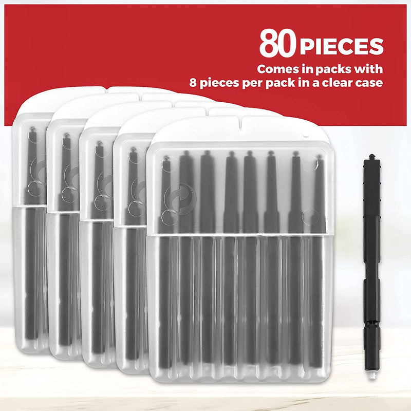 MEDca Ear Wax Guard Filters - 10 Pack/80 Pieces Replacement Wax Filters Prevent Cerumen Dust and Grease Build Up Compatible w/Phonak, Resound, Widex, Unitron and Jungle Care