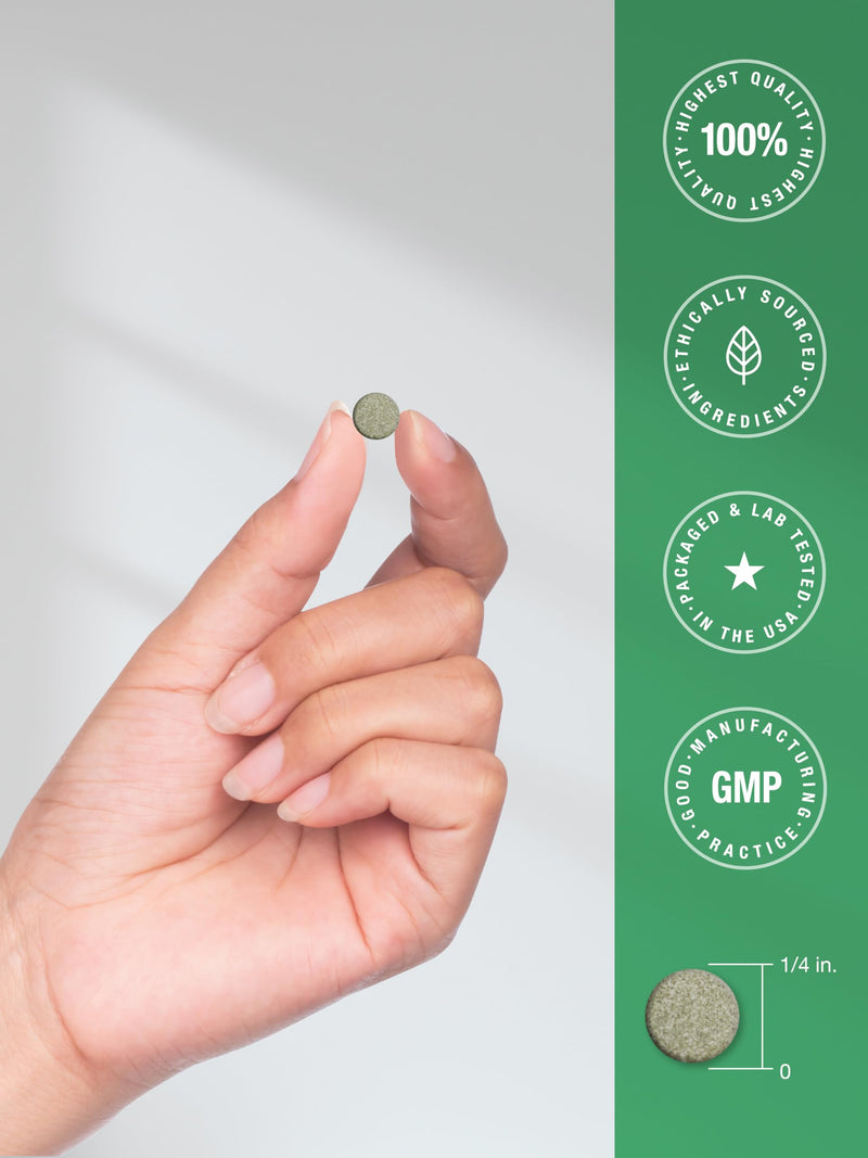 [Australia] - Horb√§ach Chlorophyll Pills | 300 Chewable Tablets | Natural Peppermint Flavor | Vegan, Non-GMO & Gluten Free Supplement 