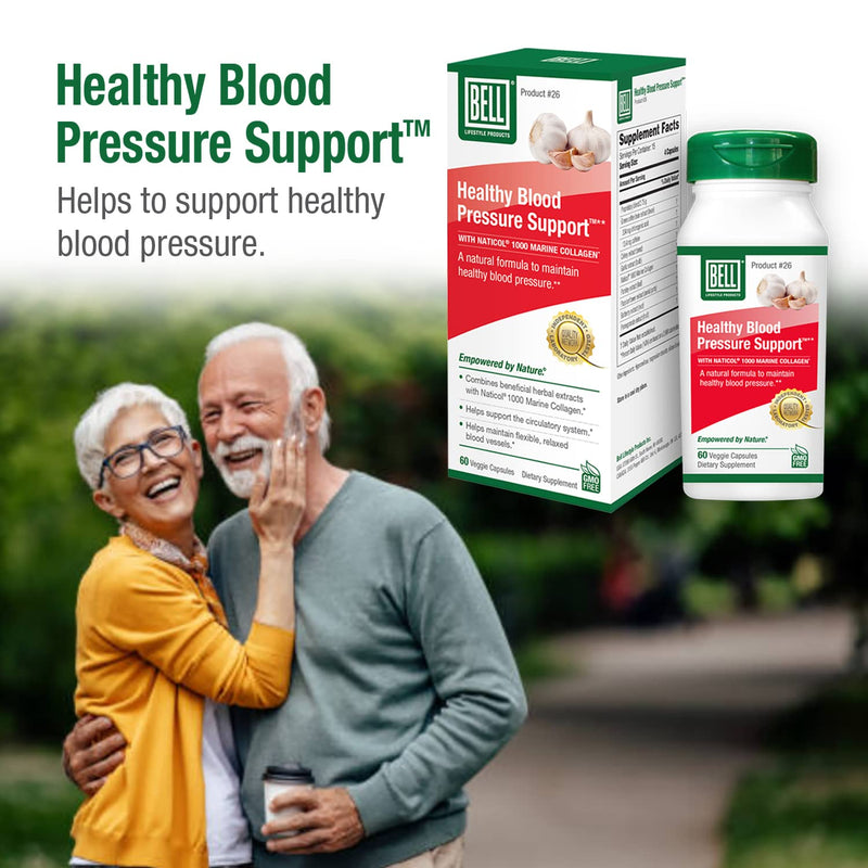 [Australia] - Bell Healthy Blood Pressure Support™ Unique Blend - Natural Blend of Green Coffee Bean Extract, Garlic & Celery Seed Extract Supplements- 60 Capsules, Vegan, Non-GMO 