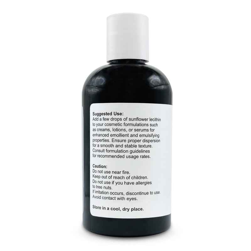 [Australia] - SUNFLOWER LECITHIN Liquid Oil | Cold Pressed Unrefined | USP Grade Unbleached 100% Pure Natural Sunflower Lecithin Oil | Skin Moisturizer, Soap Making, Lotion | 8 fl oz 8 Fl Oz (Pack of 1) 