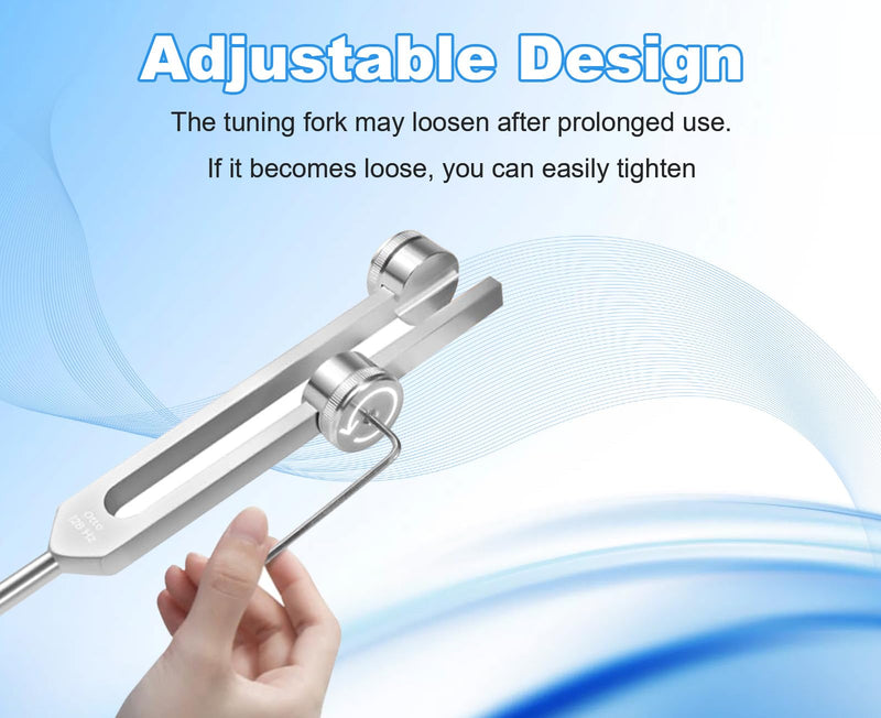 [Australia] - Tuning Forks for Healing Set, 128Hz, 136Hz, 256Hz, 384Hz & Activator for Healing Chakra Set Sound Healing Therapy Aluminum Alloy Sensory Tuning Fork Activator for Healing, Therapy Non Magnetic 