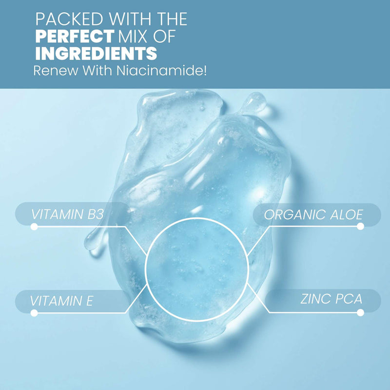 Eva Naturals Niacinamide Serum, Zinc PCA, Hyaluronic Acid, Dark Spot, 1 oz | Pore minimizer, redness relief, skin tone & texture support, lightweight Fresh 1 Fl Oz (Pack of 1)