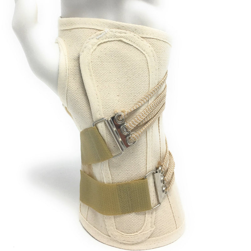 [Australia] - OTC Wrist Splint, Prop-Up Lacing for Carpal Tunnel Relief, Canvas, White, Left Hand, Large Large (Pack of 1) Ivory (Left Hand) 