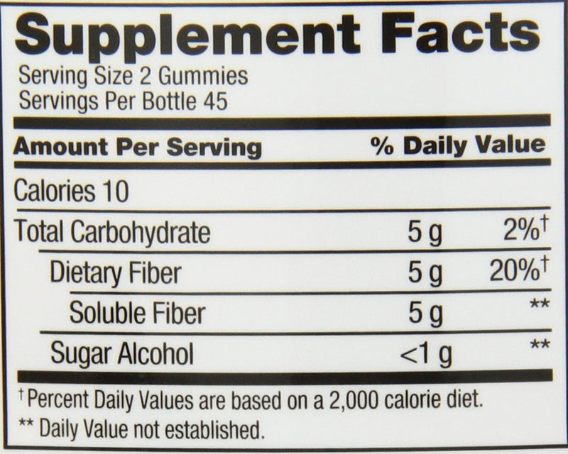 [Australia] - Vitafusion Fiber Well Sugar Free Fiber Supplement, Peach, Strawberry And Blackberry Flavored Supplements, 90 Count 