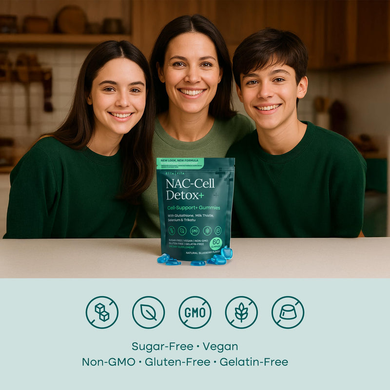 [Australia] - Sugar-Free NAC Gummies, N-Acetyl Cysteine Supplement with Milk Thistle, Glutathione, & Selenium, NAC Complex for Energy, Respiratory Health, Liver Detox & Cleanse, Kidney, Antioxidant Support 