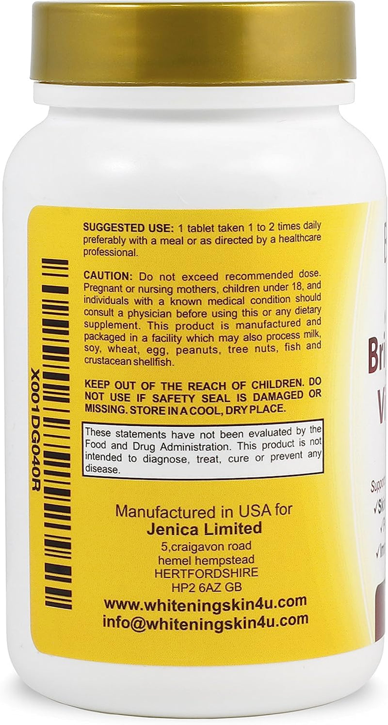 Vitamin C 1000mg Tablets with Rose Hips and Citrus Bioflavonoids, 60 Vegan Tablets, Food Supplement