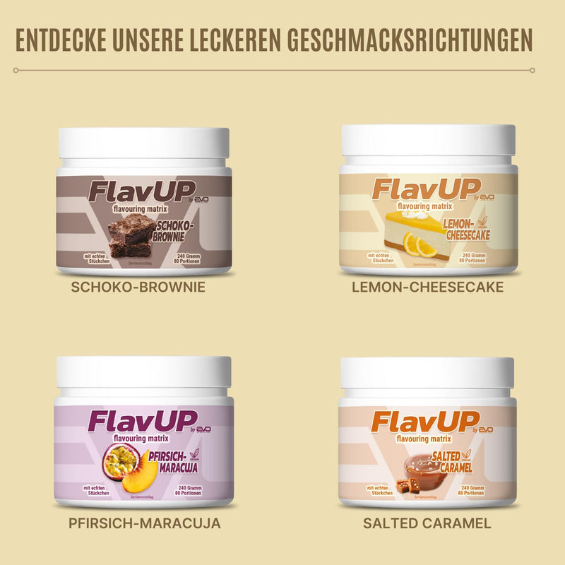 [Australia] - EVO SPORTS FUEL FlavUp Flavor powder | Vanilla Cream | 240g | Flavor powder for sweetening | without a lot of sugar and calories | tested quality | Made in Germany (pack of 1) 240 g (pack of 1) 