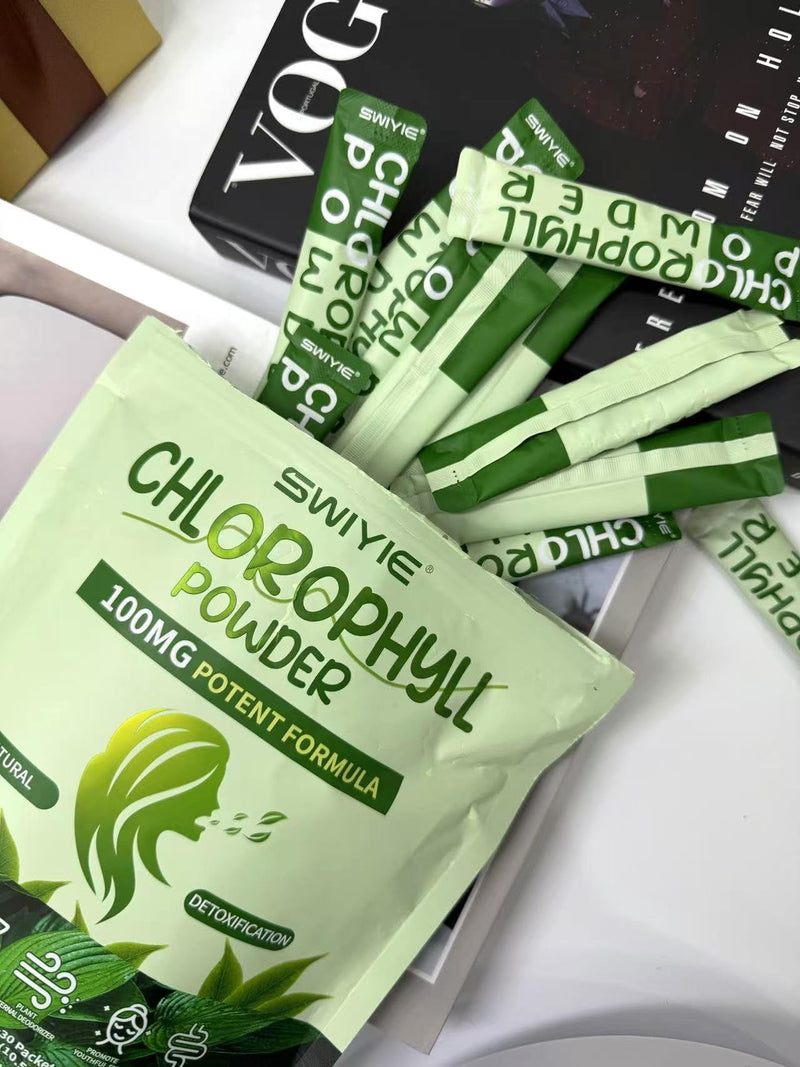 [Australia] - Chlorophyll Powder ‚Äì 100mg Liquid Clorofila for Drinking ‚Äì Natural Herbal Detox Supplement ‚Äì Supports Gut & Breath ‚Äì Chlorophyll Water Formula ‚Äì 10g x 30 Packets 