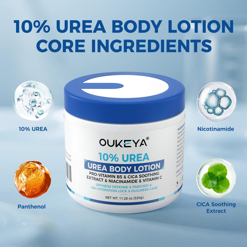 [Australia] - OUKEYA Urea Cream 40 Percent and 10% Urea Body Lotion 