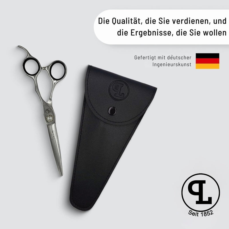 Professional Hair Cutting Scissors 6.5" - German High Carbon Steel Barber Shears with Convex Blades, Ergonomic Design for Salon & Home Use - Pius Lang