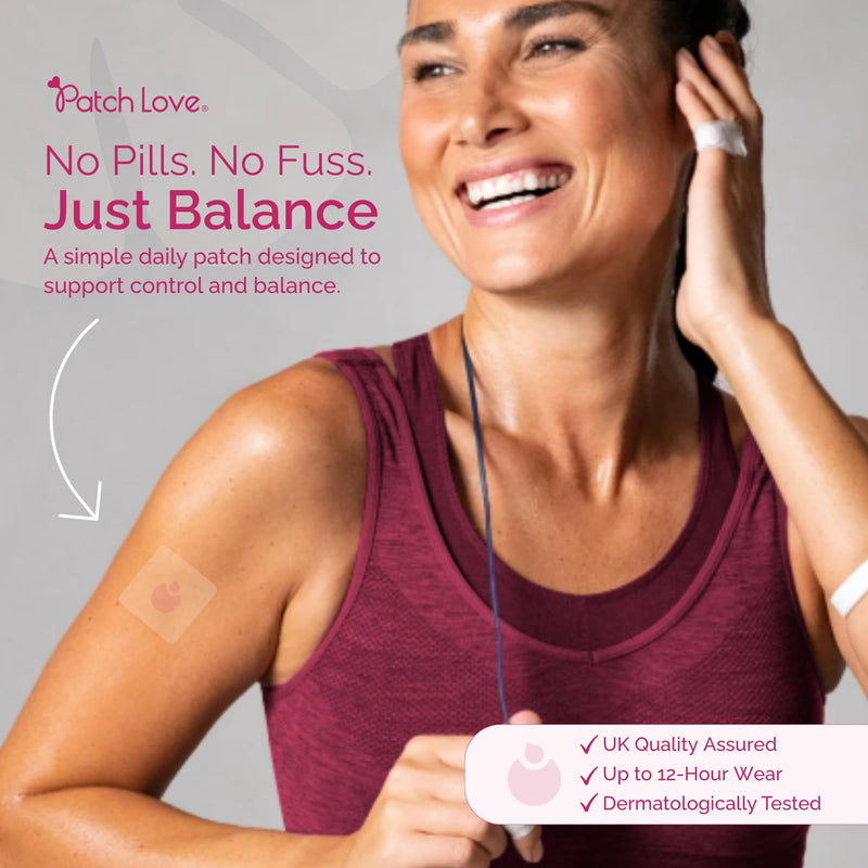 Berberine Patches for Metabolic Balance & Appetite Management - BeriBX™ with Cinnamon, Curcumin, Bitter Melon, Ginger & Ginkgo - Daily Wearable Patch - Vegan - 30 Patches - Made in UK