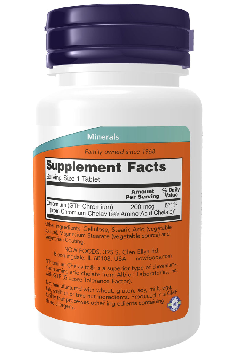 [Australia] - GTF Chromium 200mcg 100 Tablets (Pack of 2) 