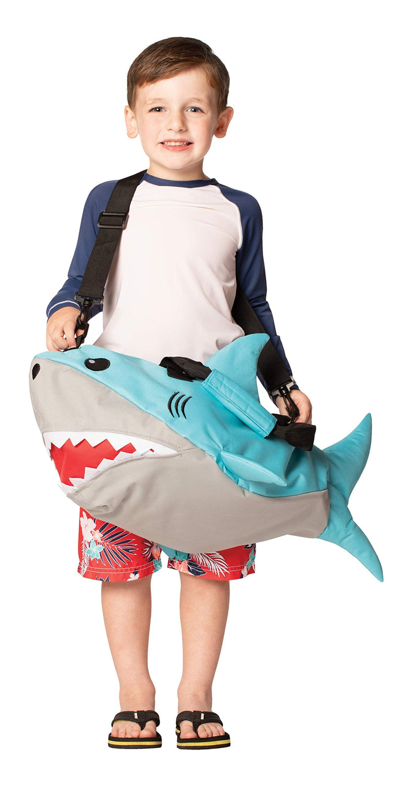 Rasta Imposta Shark Fun Duffle Activity Overnight Small Duffle Bag Kids Adult Boys Girls 22” L x 9” W x 13” H