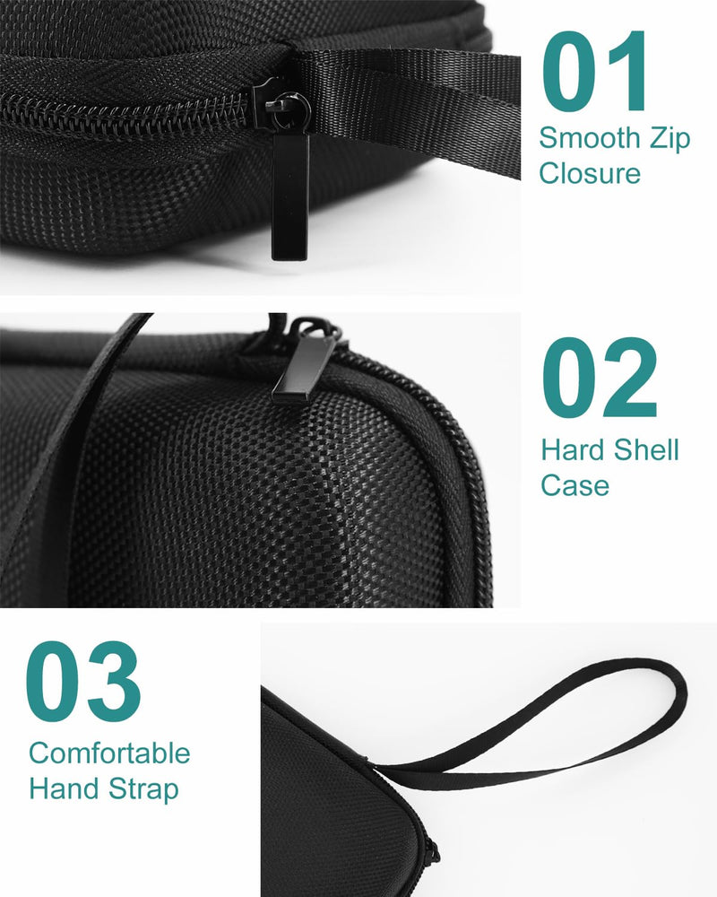 [Australia] - Hard Travel Case for Owlet Dream Sock Baby Sleep Oxygen Monitor, Protect Storage Case for Owlet Smart Baby Monitor, Black Designed Specifically 