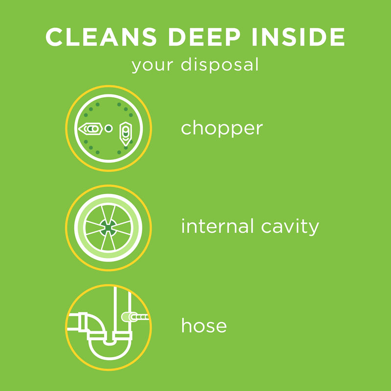 [Australia] - Affresh Garbage Disposal Cleaner, Removes Odor-Causing Residues, 9 Tablets [3 Pack] Citrus 3 Count (Pack of 3) 