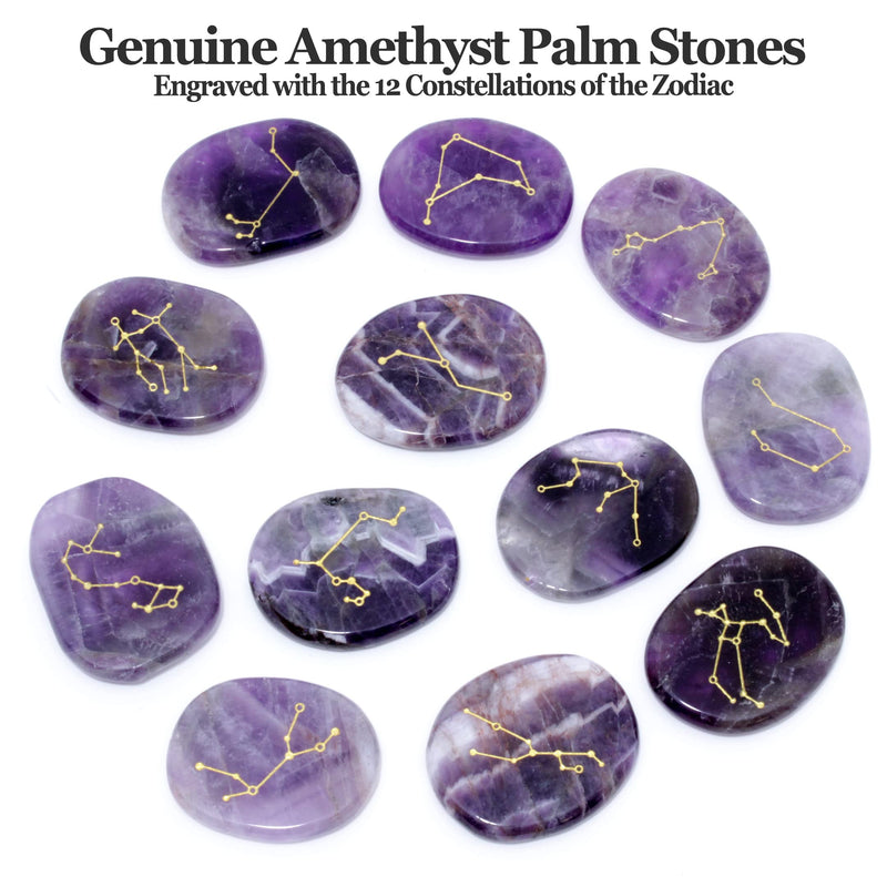 [Australia] - DANCING BEAR Cancer Zodiac Healing Crystals Gift Set, (14 Pc): 9 Stones, 18K Gold-Plated Constellation Necklace, Meteorite, Succulent Candle, Palo Santo Smudge Stick, and Info Guide, Made in The USA 