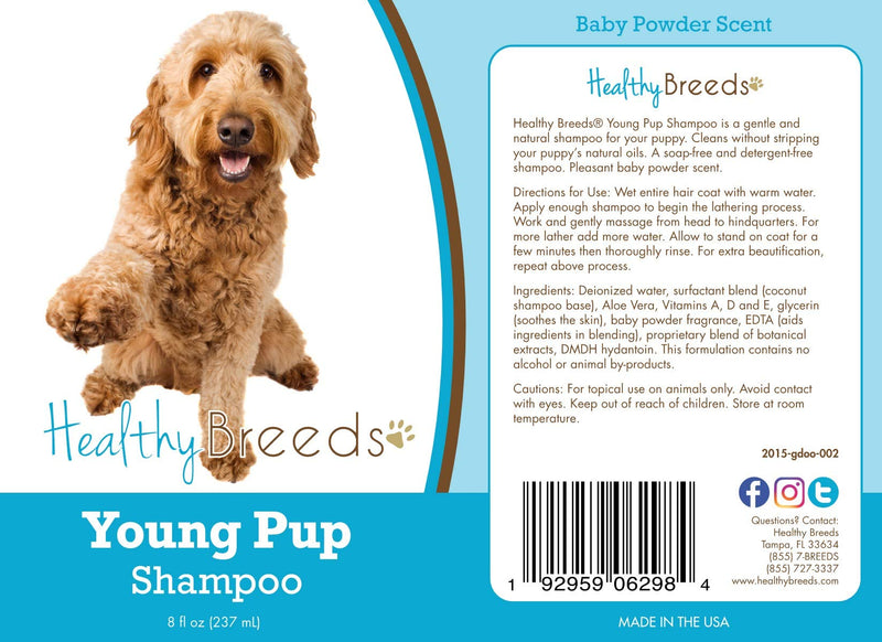 Healthy Breeds Goldendoodle Young Pup Shampoo 8 oz - PawsPlanet Australia