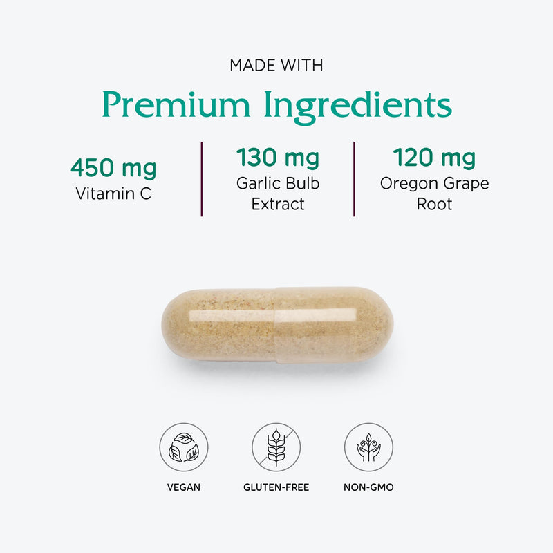 Vitanica Immune Symmetry - Immune System Support Supplement with Vitamins A, C & B6 - Antioxidant Supplement to Support Immune Health - Vegan Supplement - Consumer Line - 60 Vegan Caps Lady - 60 Vegan Caps