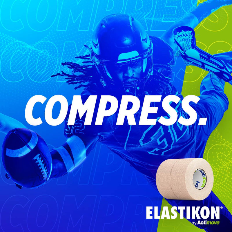 [Australia] - Soft Cotton Elastic Tape, Provides Mid-Level Compression and Support for Sprains, Strains, Muscle Injuries, Strong Adhesion - 1 in x 2.5 yd, 12 Rolls 