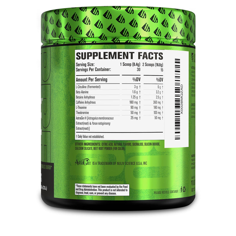 [Australia] - Jacked Factory NITROSURGE Pre Workout Supplement - Endless Energy, Instant Strength Gains, Clear Focus, Intense Pumps - NO Booster & Preworkout Powder with Beta Alanine - 30 Servings, Cherry Limeade 30 Servings (Pack of 1) 