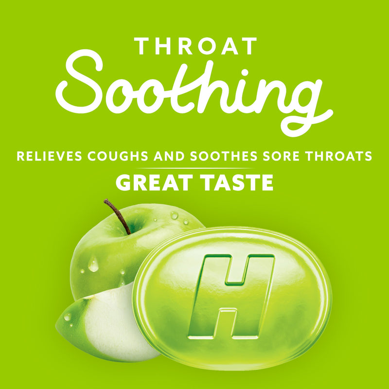 [Australia] - Halls Throat Soothing Green Apple Cough Drops, Economy Pack, 80 Drops 