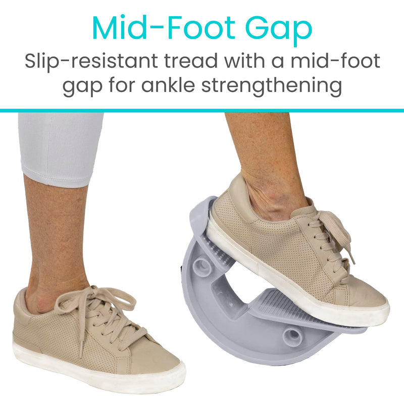 [Australia] - Vive Foot Rocker - Calf Stretcher for Achilles Tendinitis, Heel, Feet, Shin Splint, Plantar Fasciitis Pain Relief - Stretches Strained Leg Muscle - Ankle Wedge Stretch Improves Flexibility Small 