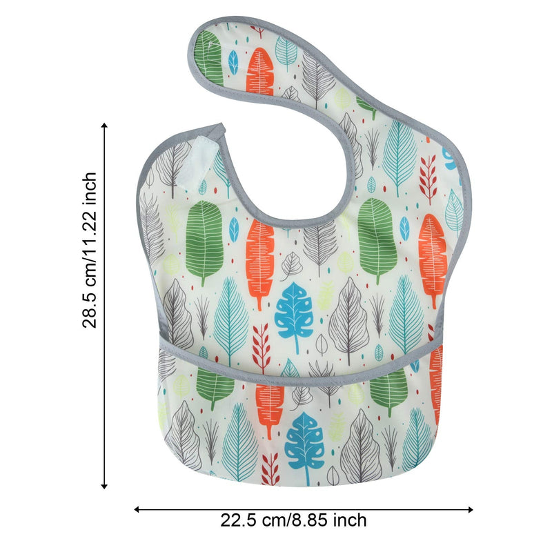 [Australia] - PandaEar 3 Pack Super Light Weight Baby Bib, Waterproof, Washable, Stain Oil and Odor Resistant 12-48 Months Boy & Girl 