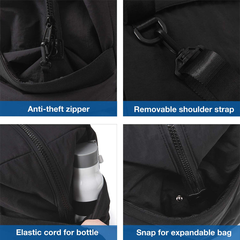 BAGSMART Tote Bags with Travel Duffel Bags