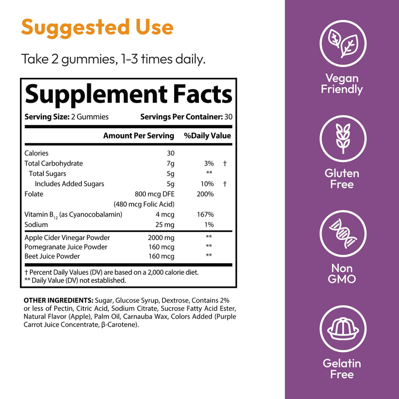 Justified Laboratories Rapid Ripped Keto ACV Gummies Extreme (2000 mg) - 60 Count - Made with the Mother & Vitamin B12 - Non-GMO, Vegan, Gluten Free - 30 Servings 60 Count (Pack of 1)