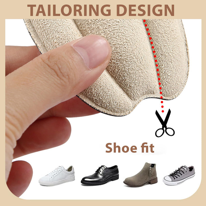 [Australia] - Goiern 4 pieces heel pads tongue pads for shoes that are too big, size reduction, non-slip tongue pad insert for loose shoes men and women 